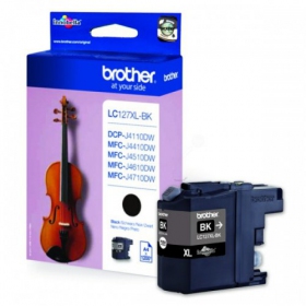 Brother LC 127XL (LC127XLBK), melna kasetne tintes printeriem, 1200 lapas.