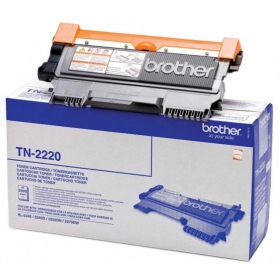 Brother TN-2220 (TN2220), melna kasetne paredzēts lāzerprinteriem, 2600 lapas.