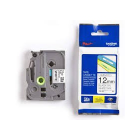 Brother TZe-231 balta/melna (TZE231) 12mm x 8m, lente