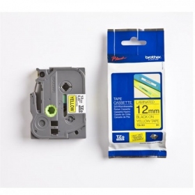 Brother TZe-631 (TZE631) laminēta marķēšanas lente melna uz dzeltena 12mm, 8m