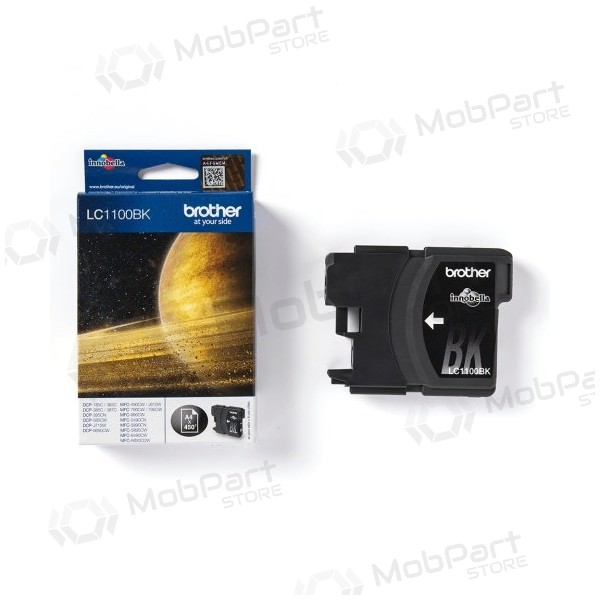 Brother LC-1100BK (LC1100BK) tintes kasetne, melna
