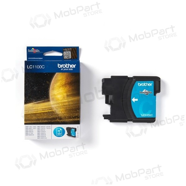Brother LC-1100C (LC1100C) tintes kasetne, zila