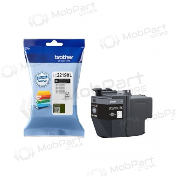 Brother LC 3219 (LC3219XLBK), melna kasetne tintes printeriem, 3000 lapas.