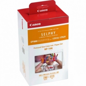 Canon 8568B001 RP-108 krāsu tintes kasetne + 100x148mm papīrs 108 lapas - SPEC