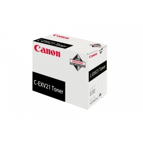 Canon C-EXV 21 (0452B002), melna kasetne paredzēts lāzerprinteriem, 26000 lapas.