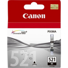 Canon CLI-521 (2933B001), melna kasetne tintes printeriem