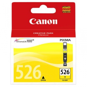 Canon CLI-526 (4543B001), dzeltens kasetne tintes printeriem