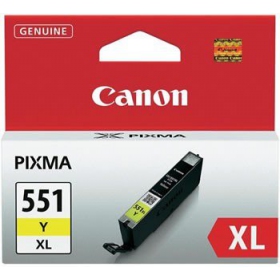 Canon CLI-551XL (6446B001), dzeltens kasetne tintes printeriem