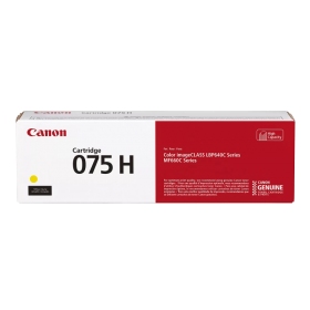 Canon CRG 075H Y (6366C002) lāzerkasetne, dzeltena