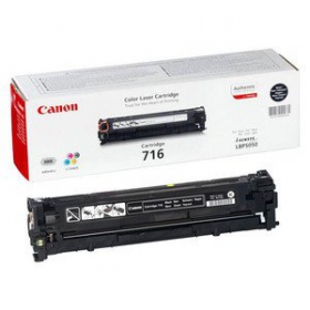 Canon CRG 716 (1980B002) melna kasetne paredzēts lāzerprinteriem, 2300 lapas.