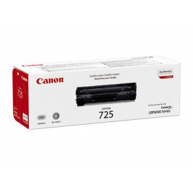 Canon CRG 725 (3484B002) melna kasetne paredzēts lāzerprinteriem, 1600 lapas.