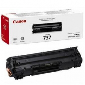 Canon CRG 737 (9435B002) melna kasetne paredzēts lāzerprinteriem, 2100 lapas.