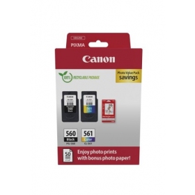 Canon CRG PG-560/CL-561 + Photo Paper Value Pack (3713C008) Tintes kasetņu komplekts, BK/CMY