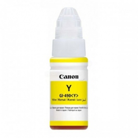 Canon GI-490 Nachfulltinte (0666C001), dzeltens kasetne tintes printeriem