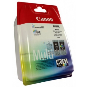 Canon PG-40 / CL-41 kasečių rinkinys (0615B043), melna un trispalvė kasetne tintes printeriem