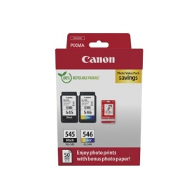 Canon PG-545/CL-546 (8287B008) tintes kasetņu komplekts, BK/CMY