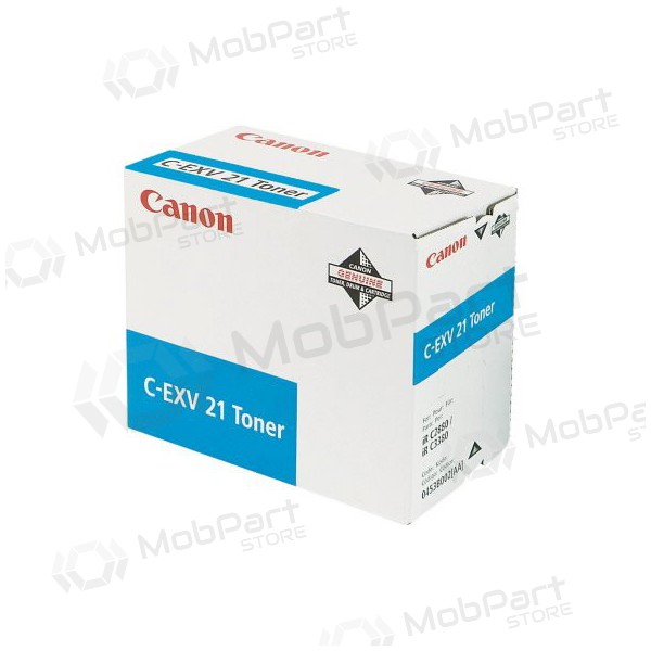 Canon C-EXV 21 (0453B002), gaišzils  kasetne paredzēts lāzerprinteriem, 14000 lapas.