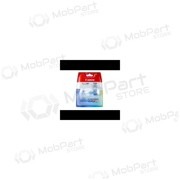 Canon CLI-521 kasečių rinkinys (2934B010), gaišzils , , dzeltens kasetne tintes printeriem