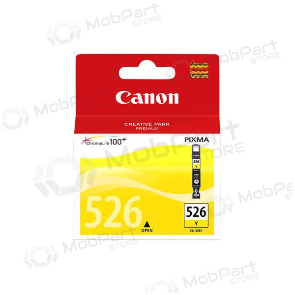 Canon CLI-526 (4543B001), dzeltens kasetne tintes printeriem