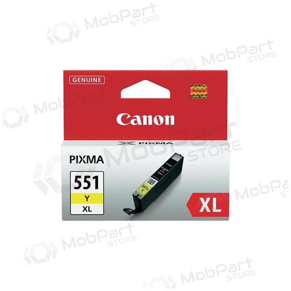 Canon CLI-551XL (6446B001), dzeltens kasetne tintes printeriem
