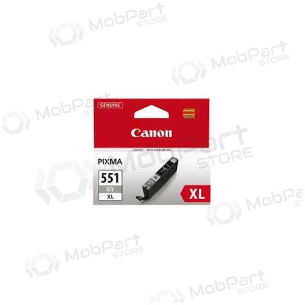 Canon CLI-551XL (6447B001), pelēka kasetne tintes printeriem