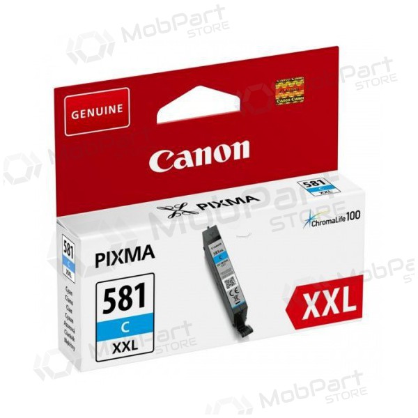 Canon CLI-581 XXL (1995C001), gaišzils  kasetne tintes printeriem