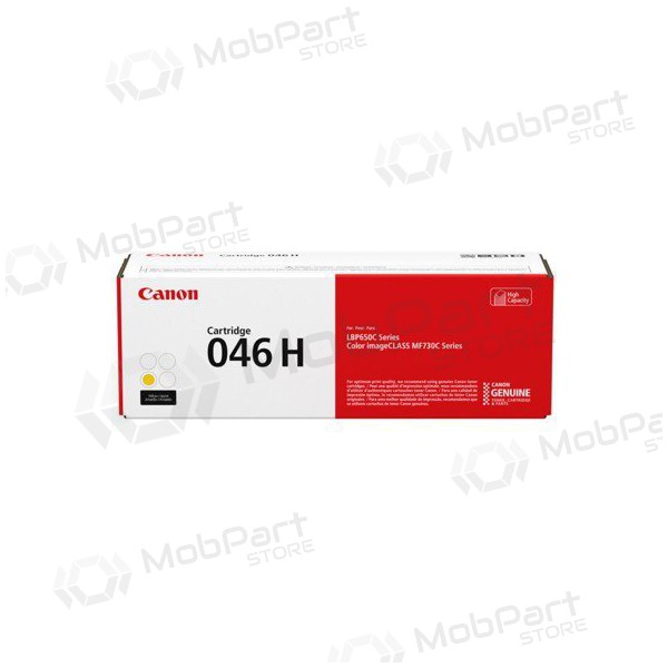 Canon CRG 046 HC (1251C002), dzeltena kasetne lāzerprinteriem, 5000 lpp.