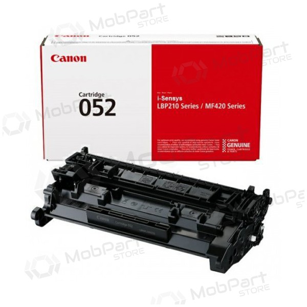 Canon CRG 052 (2199C002), melna kasetne paredzēts lāzerprinteriem, 3100 lapas.