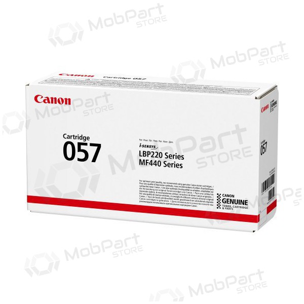 Canon CRG 057 (3009C002) melna kasetne paredzēts lāzerprinteriem, 3100 lapas.