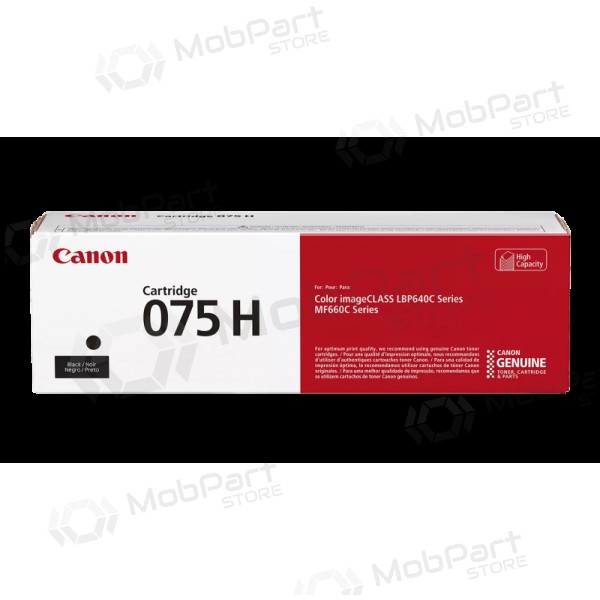 Canon CRG 075H BK (6369C002) lāzerkasetne, melna