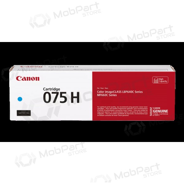 Canon CRG 075H C (6368C002) lāzerkasetne, zila