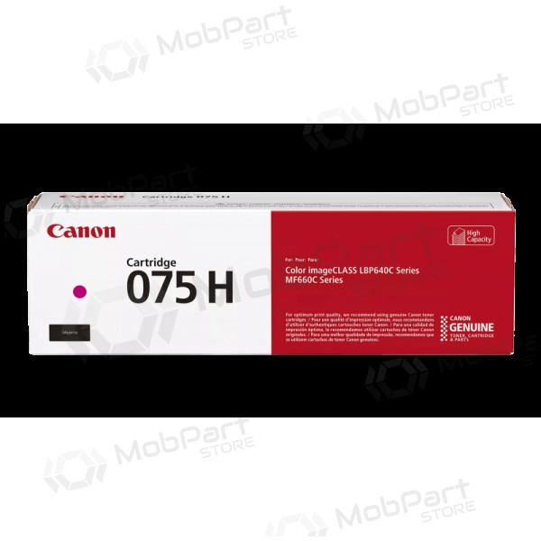 Canon CRG 075H M (6367C002) Lāzerkasetne, Purpursarkana