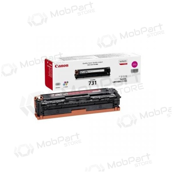 Canon CRG 731 (6270B002)  kasetne paredzēts lāzerprinteriem, 1500 lapas.