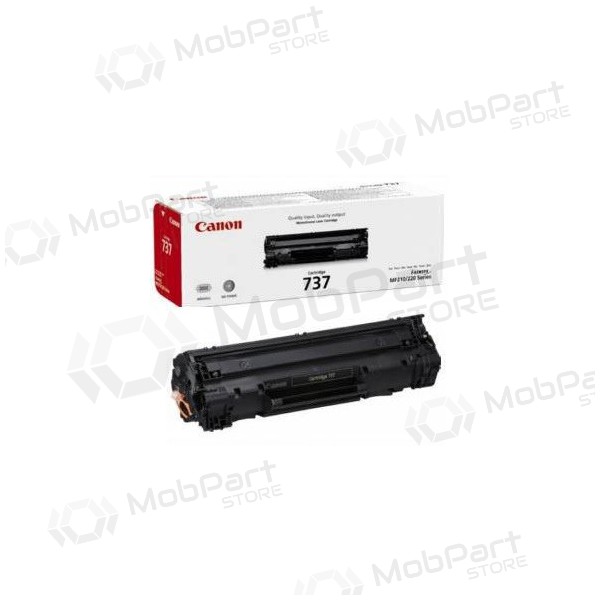 Canon CRG 737 (9435B002) melna kasetne paredzēts lāzerprinteriem, 2100 lapas.