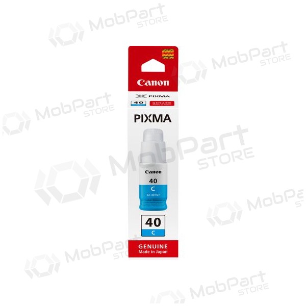 Canon GI-40C (3400C001) tintes uzpildes pudelīte, zila