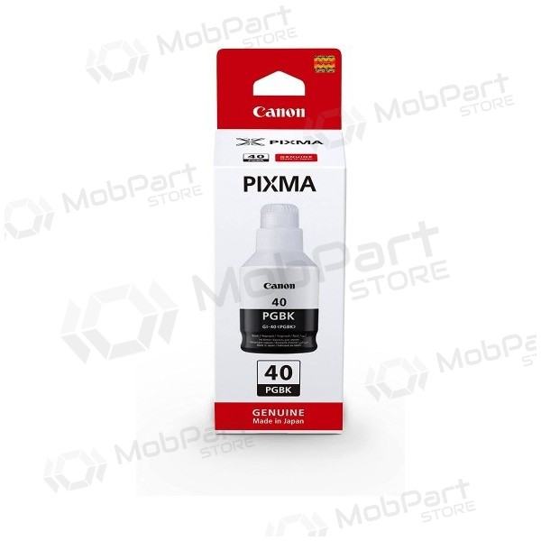 Canon GI-40PGBK (3385C001) tintes uzpildes pudelīte, melna