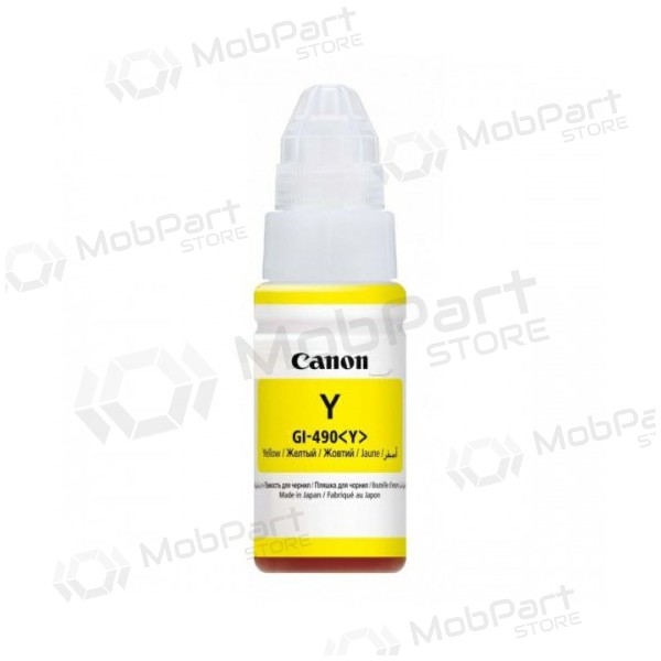 Canon GI-490 Nachfulltinte (0666C001), dzeltens kasetne tintes printeriem