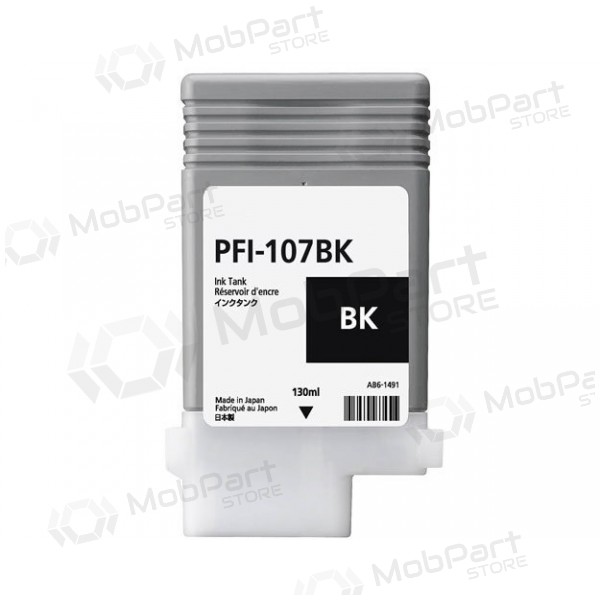 Canon PFI-107BK (6705B001) tintes kasetne, melna - SPEC