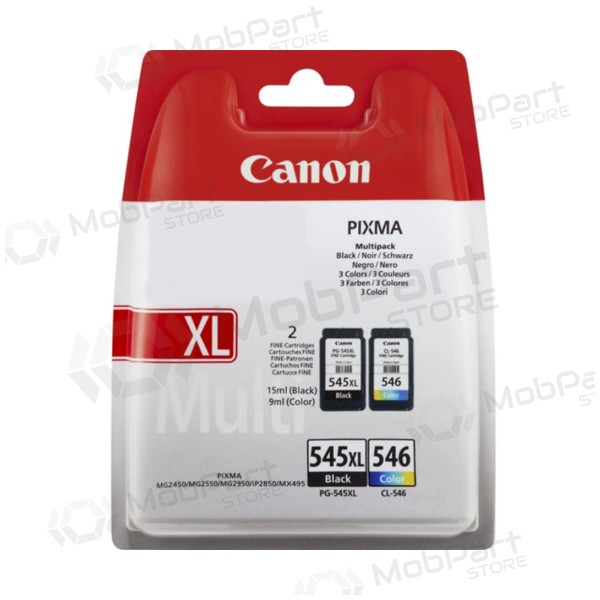 Canon PG-545XL/CL-546 (8286B010) tintes kasetņu komplekts, BK/CMY