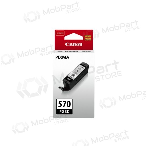 Canon PGI-570BK (0372C001), melna kasetne tintes printeriem, 300 lapas.