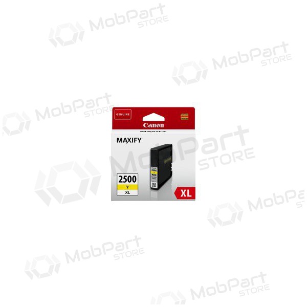 Canon PGI2500 XL (9267B001), dzeltens kasetne tintes printeriem