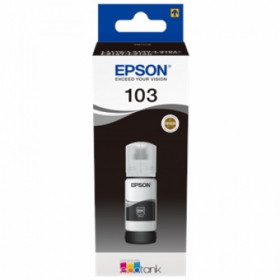 Epson 103 EcoTank (C13T00S14A), melna kasetne tintes printeriem, 65 ml