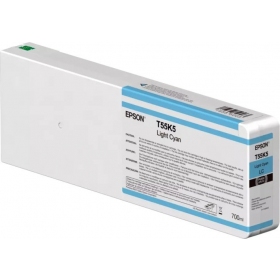 Epson T55K5 (C13T55K500) 700 ml tintes kasetne, gaiši zila