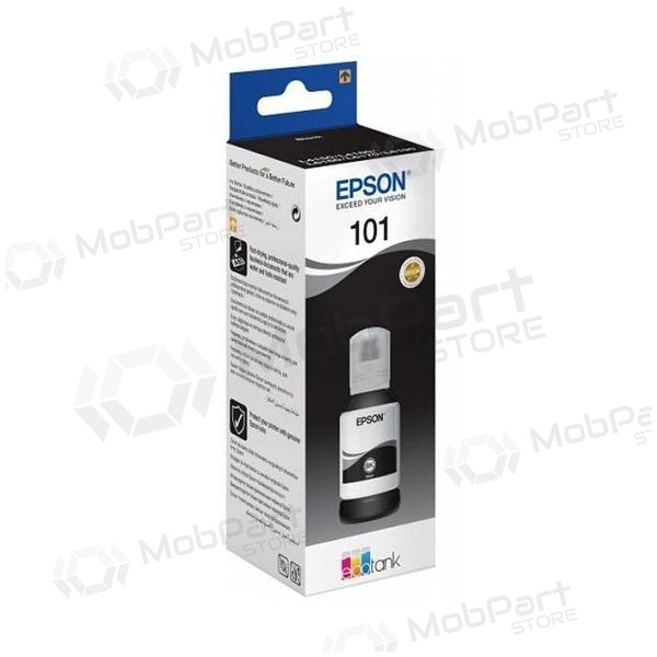 Epson 101 EcoTank (C13T03V14A) tintes uzpildes pudelīte, melna