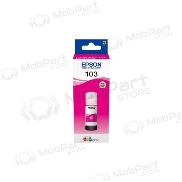 Epson 103 EcoTank (C13T00S34A) tintes uzpildes pudele, purpursarkana