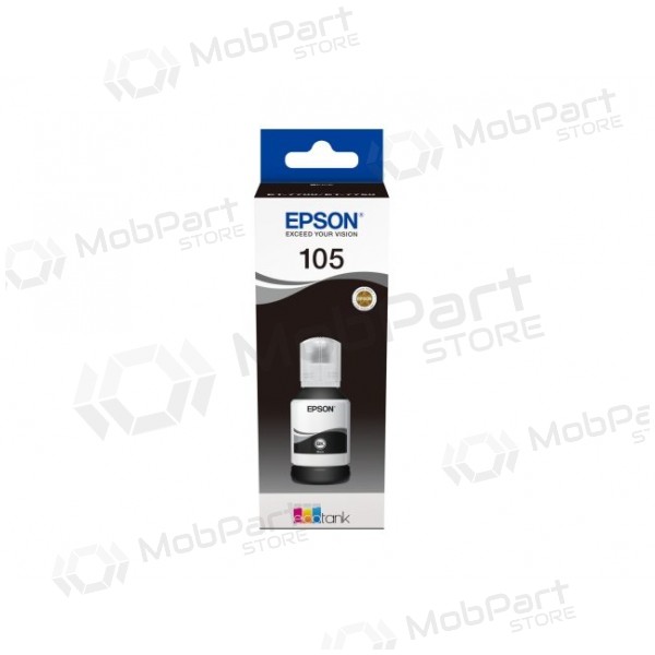 Epson 105 EcoTank (C13T00Q140) tintes uzpildes pudelīte, melna