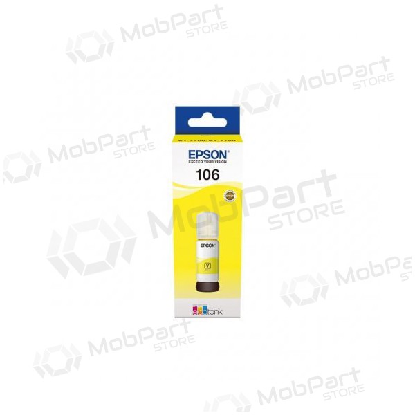 Epson 106 (C13T00R440), dzeltens kasetne tintes printeriem, 70 ml