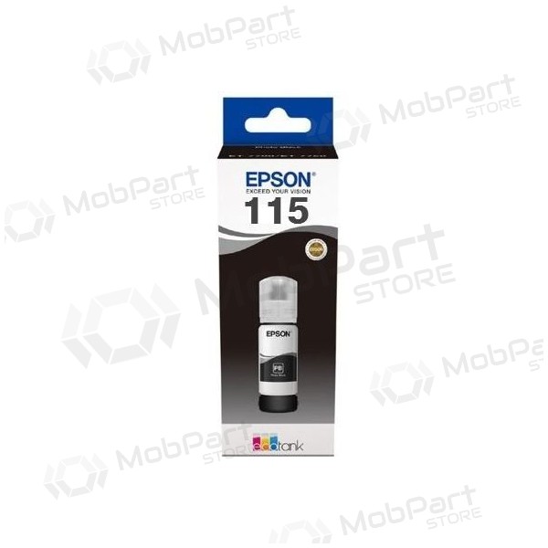 Epson 115 EcoTank (C13T07C14A) tintes uzpildes pudelīte, melna