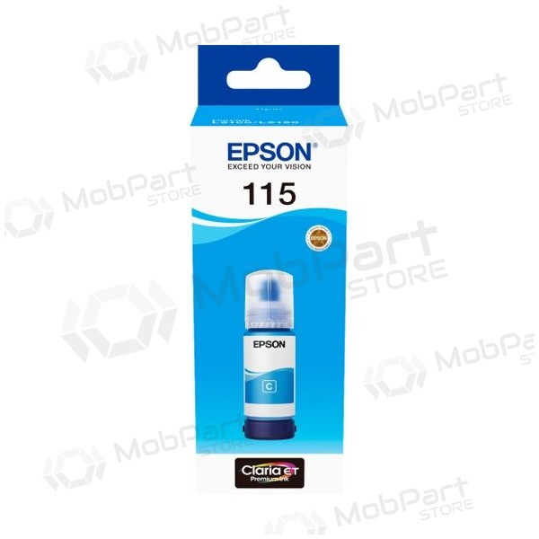 Epson 115 EcoTank (C13T07D24A) tintes uzpildes pudelīte, zila