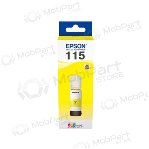 Epson 115 EcoTank (C13T07D44A) tintes uzpildes pudelīte, dzeltena